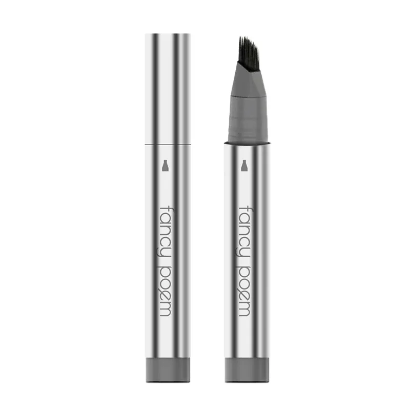 Elegancki poemat Wieloziarnisty kredka do brwi Odporna na pot i nieblaknąca Pluszowa, naturalna linia włosów brwi 2 w 1
