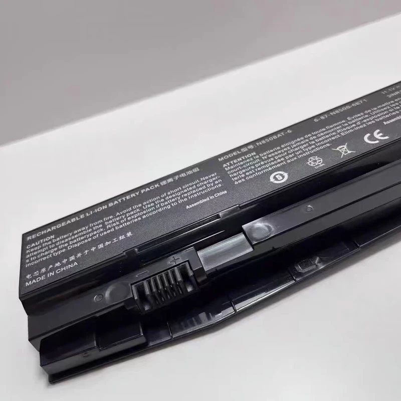 N850BAT-6 Batteria del computer portatile per Clevo N850 N850HC N850HJ N870HC N870HJ1 N850HN Hasee Z7M-KP7G1 Z7M-KP7S1 T6TI-X7 T6TI-X5 11.1V 62Wh