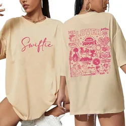 2024 New Women Swiftie Retro Y2K Print T-Shirt Female Summer Fashion Top Casual Tops Personality T Shirt Womens