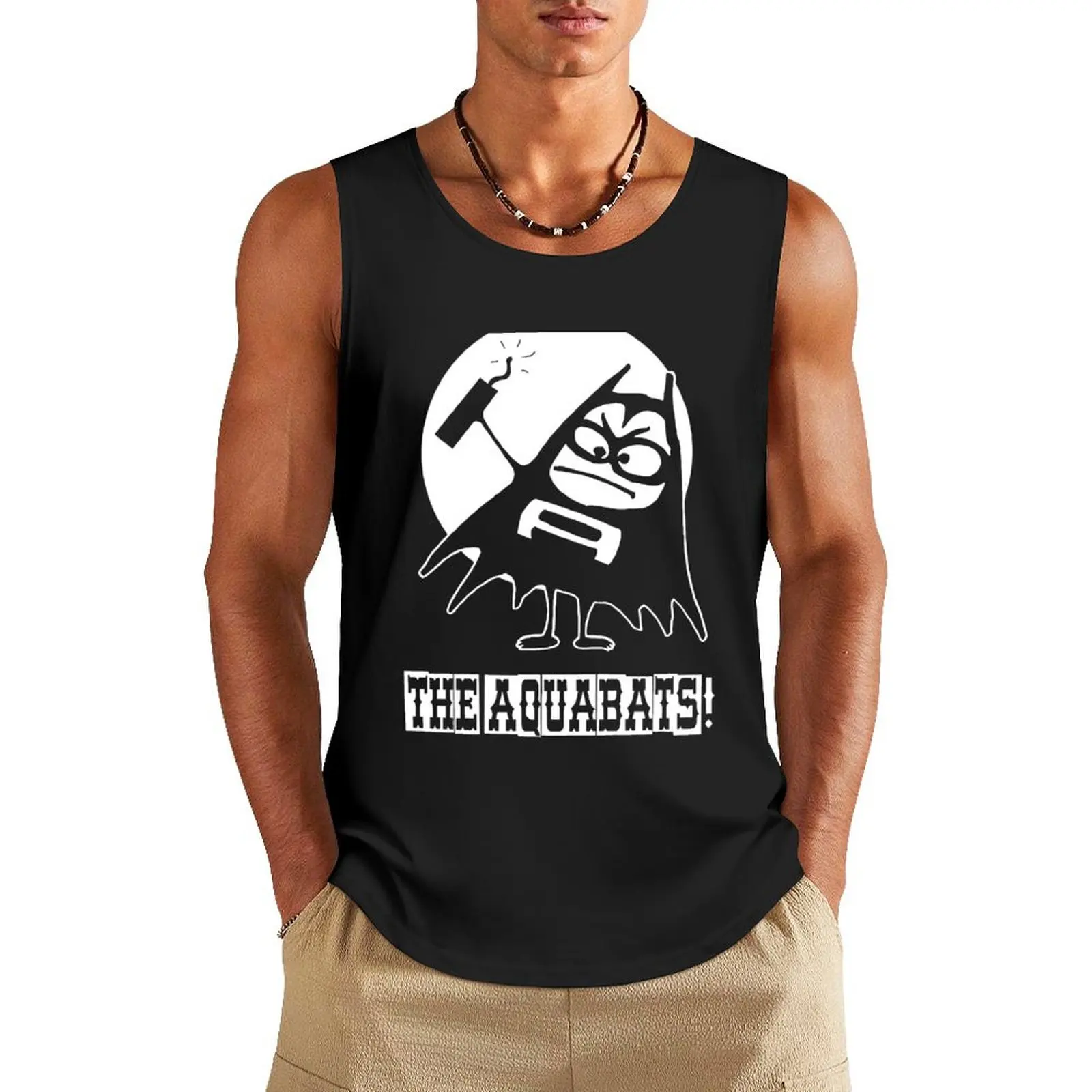 

The Aquabats Tank Top Male vest gym wear men Men's clothes Men's sleeveless t-shirt