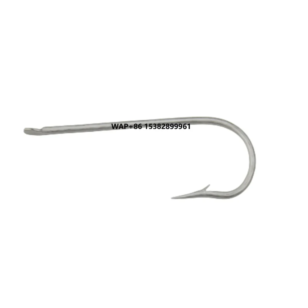 

1220 Size 1#~13#, 1/0#~3/0# Tin-plated Anti-rust Long Handle Hook with Barbed Fishing Hooks Set Box
