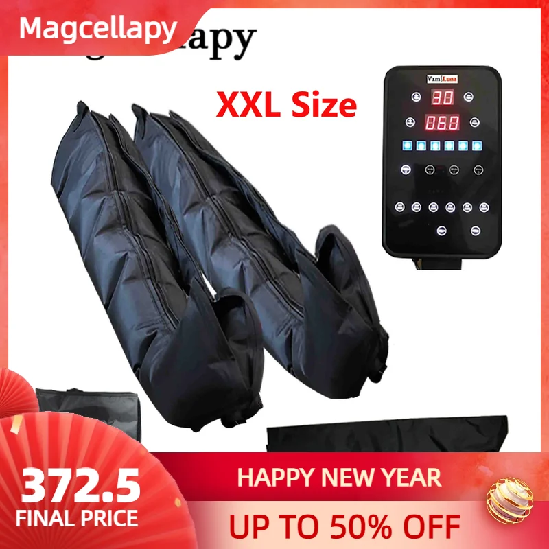 XXL Size Full Set Air Compression Leg Massage Pressotheray Recovery Boot Sequential Compression Device Blood Circulation Machine