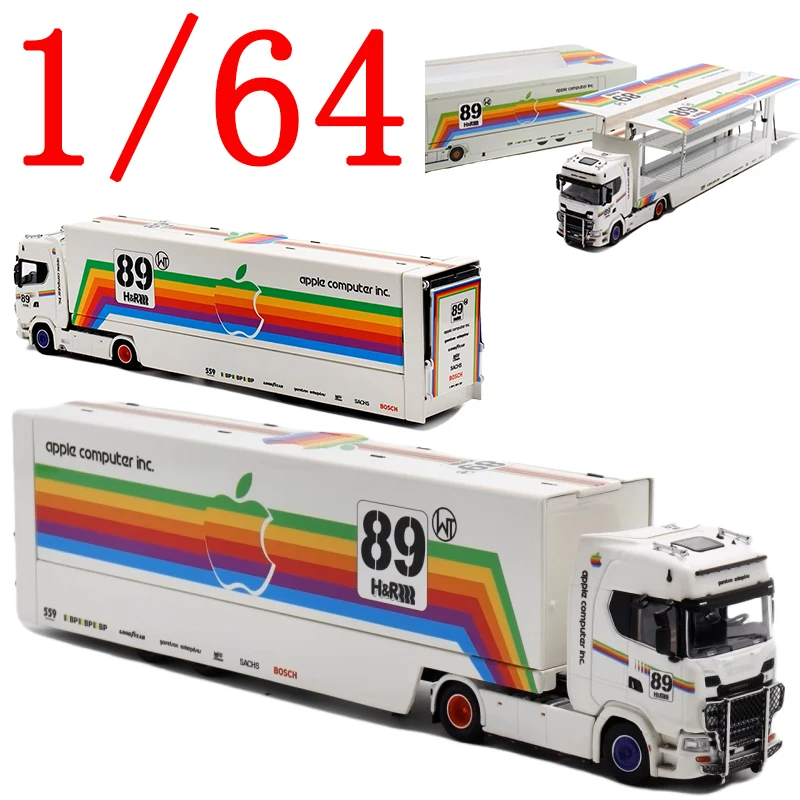 

KENGFAI литой под давлением масштаб 1/64 Scania, модель автомобиля из сплава Scania S730, транспортная тележка, цвета, игровые транспортные средства, игрушка для мальчика, подарок, оригинальная коробка