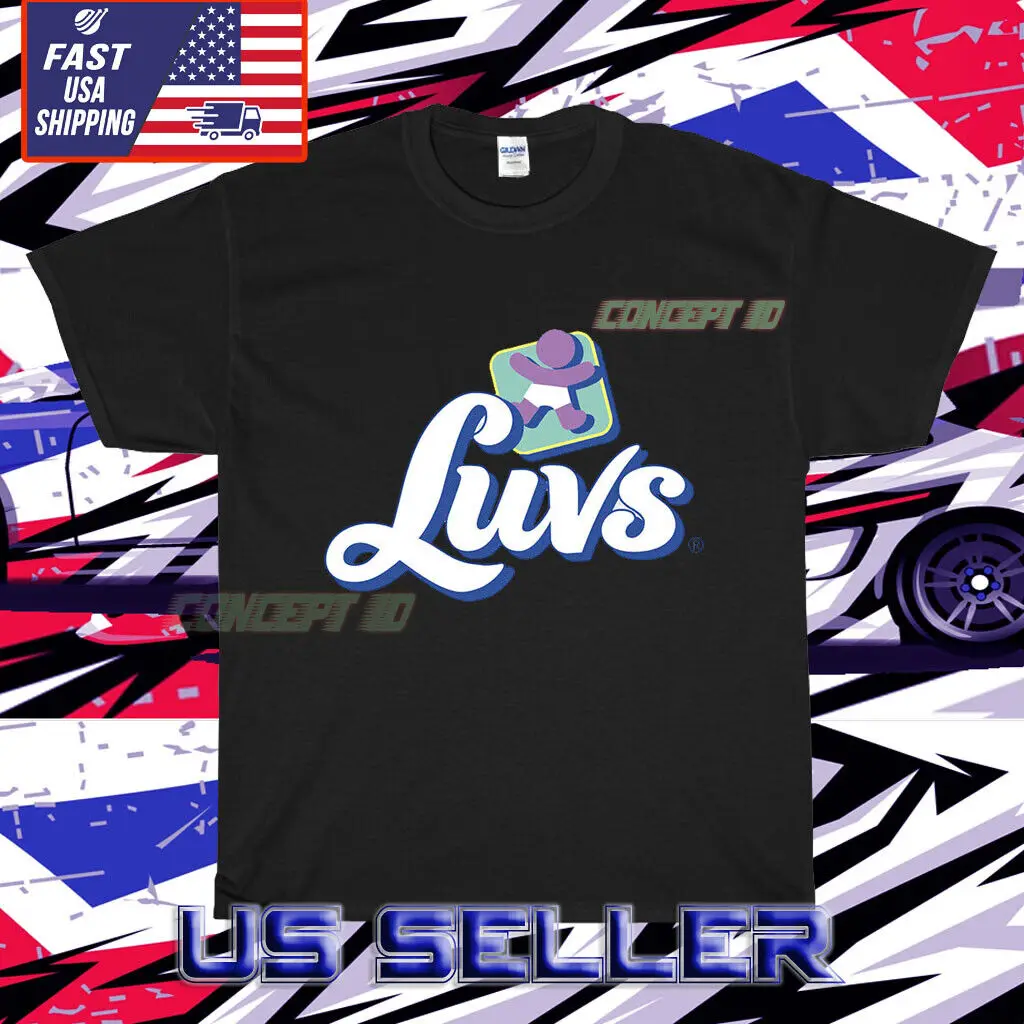 NEW SHIRT LUVS DIAPERS LOGO SPORT T-SHIRT UNISEX FUNNY USA SIZE SIZE S-5XL