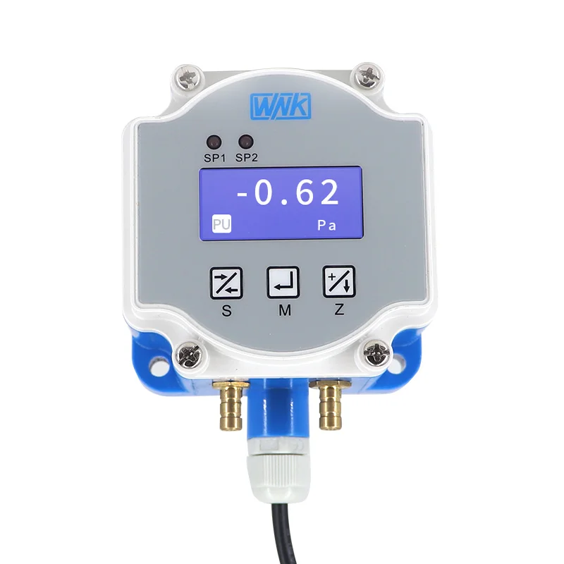 WNK 4-20ma 0-10v RS485 Output Differential Pressure Transmitter Sensor for Air
