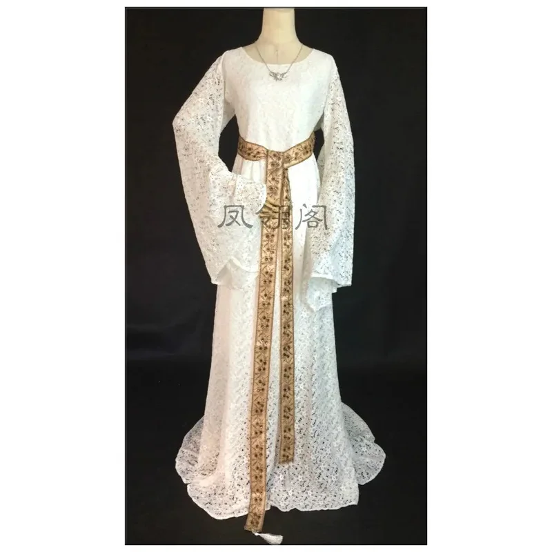 

qq342020 The Lady Galadriel Costume Artanis Nerwen Cosplay Dress