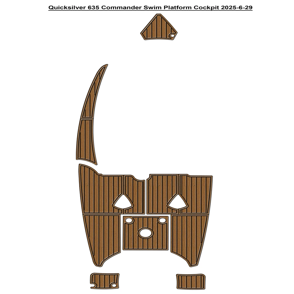 

Quicksilver 635, платформа для плавания, кокпита, лодка, EVA, пол из тикового дерева, SeaDek, стиль Gatorstep, самоклеящаяся ddcfsfchxx56ryy