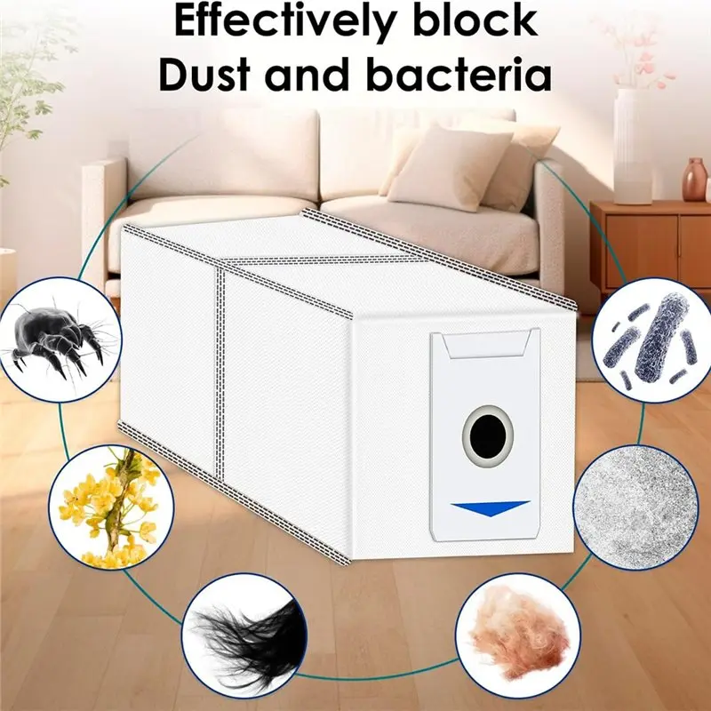 [Power Bank】 For Combo Robot Vacuum Vacuum Brush Dust Bag Filter Roller Mop Replacement Accessories