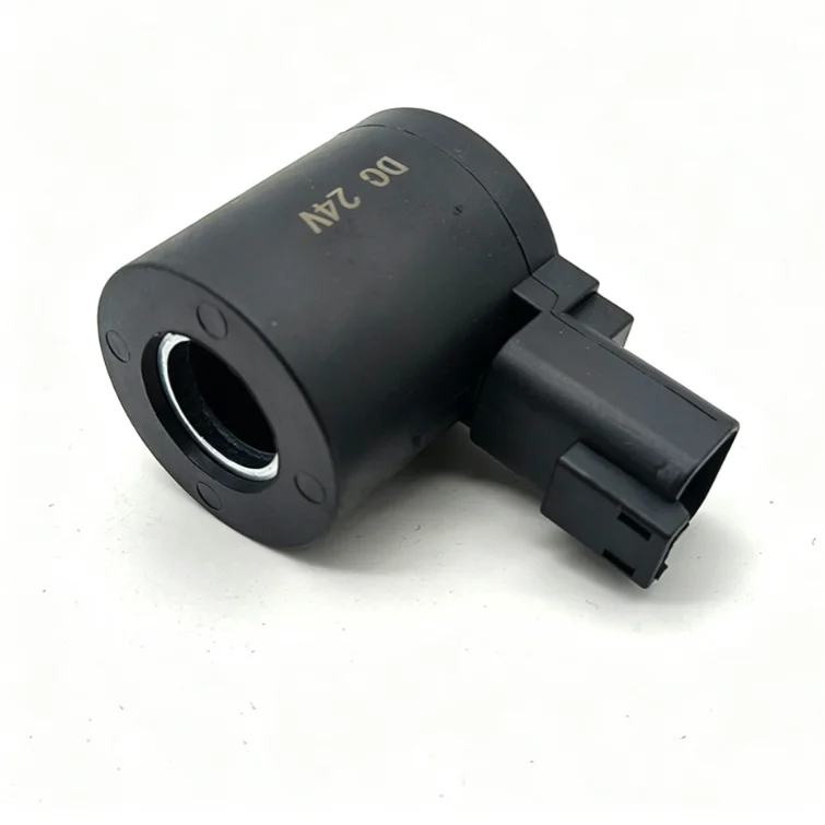 Solenoid Valve Coil for Hyundai For Excavator For R55 and DX60 Series 16mm Inner Diameter 42mm Height Dual Voltage