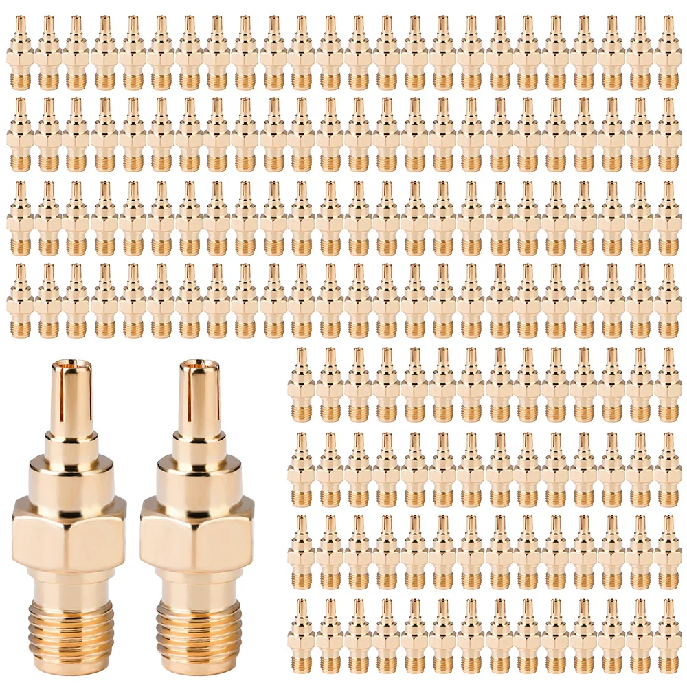 Musical Sound SMA Male Plug Crimp RF Connector Straight for Coax Cable 1/6/24/50/100 Pieces SMA Male Coaxial RF Connector