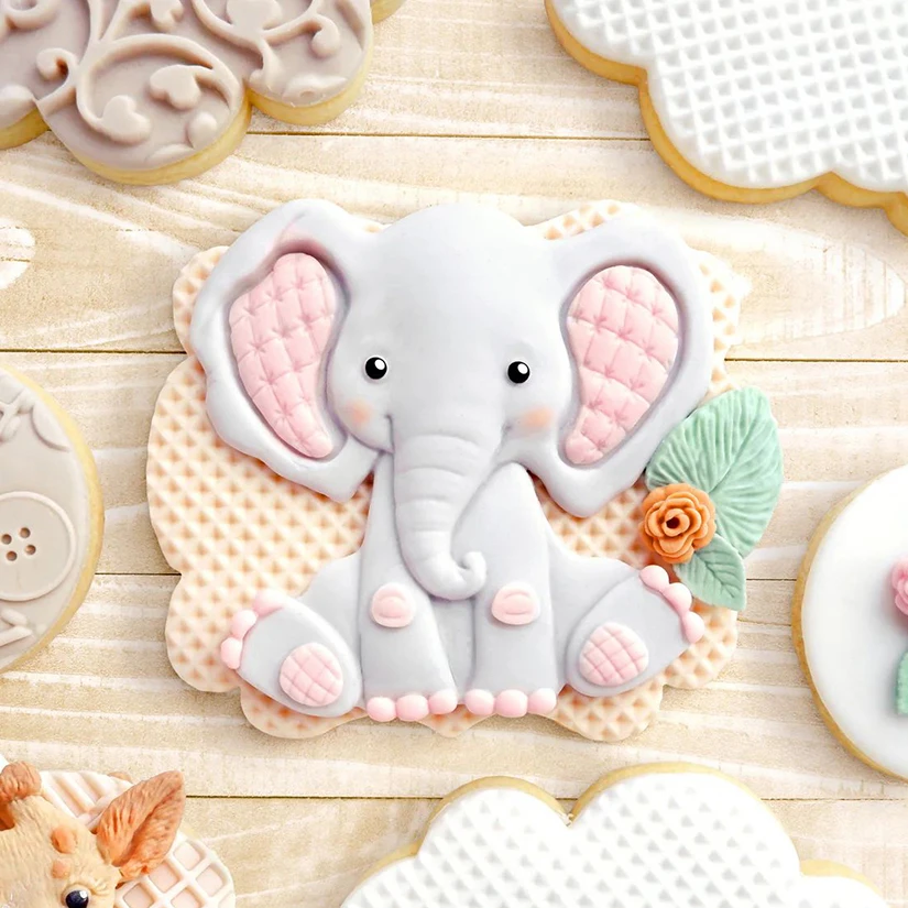 Elephant Silicone Mold Fondant Chocolate Sugarcraft Mold Cake Decorating Tools Baking Accessories