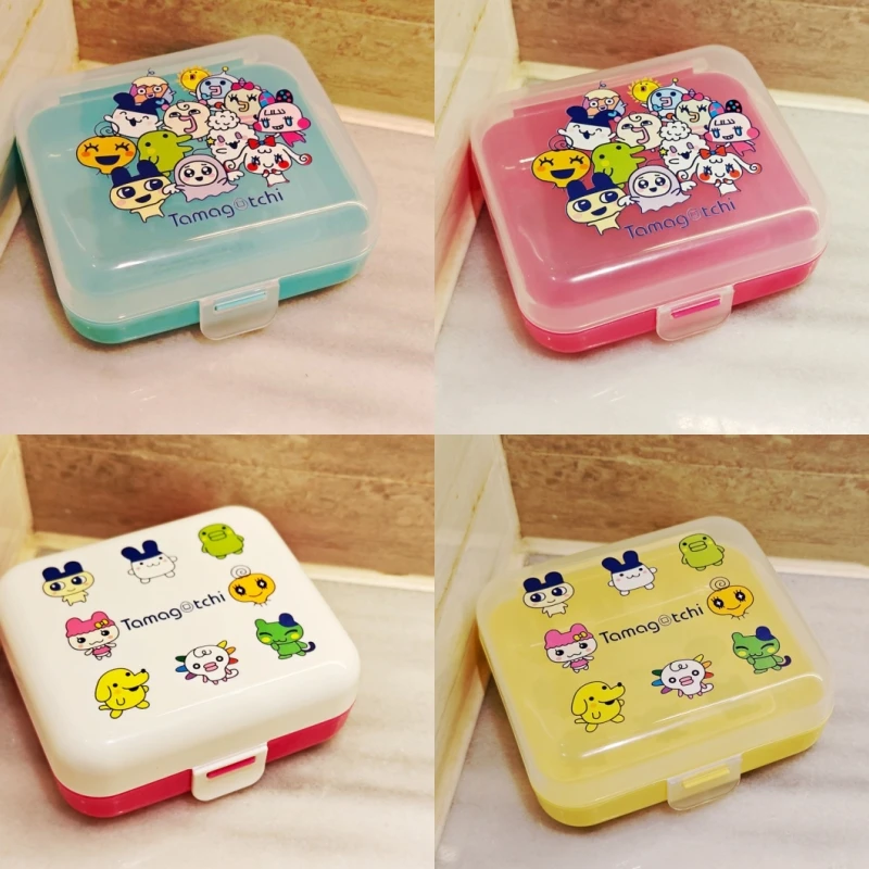 

Новый продукт на складе, официальный подлинный Тамагочи, счастливый сад, мультфильм, милый бургер, хлеб, сэндвич, коробка для бенто, коробка для хранения