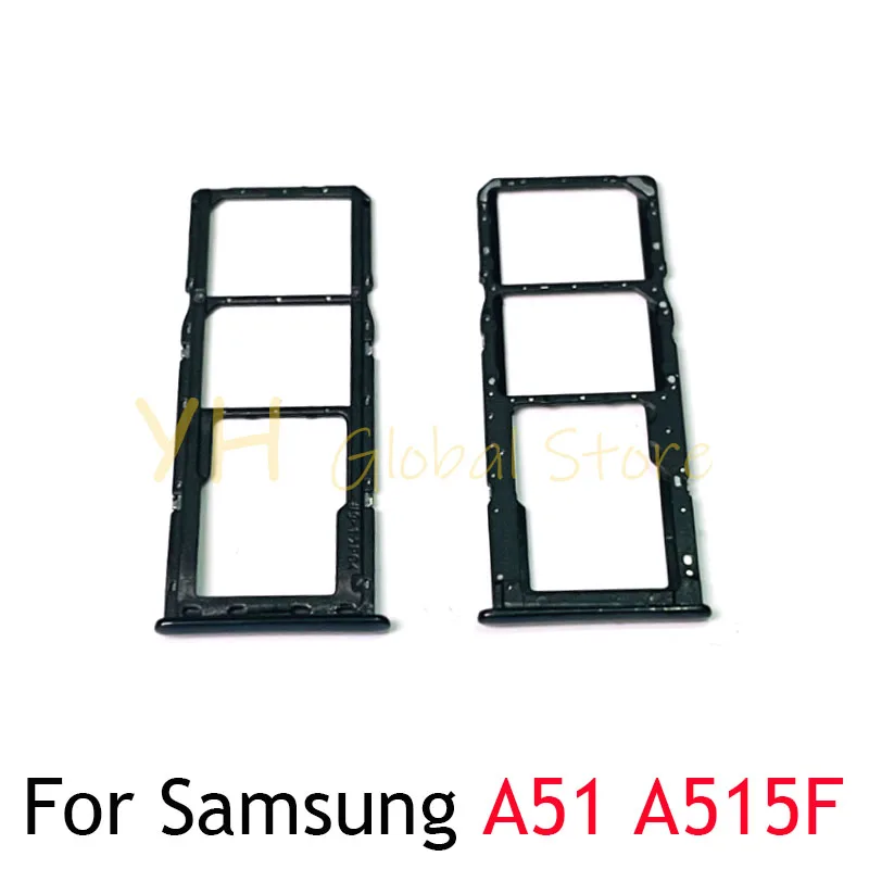 For Samsung Galaxy A51 A515 A515F A516B A71 A715 A715F Sim Card Slot Tray Holder Sim Card Repair Parts