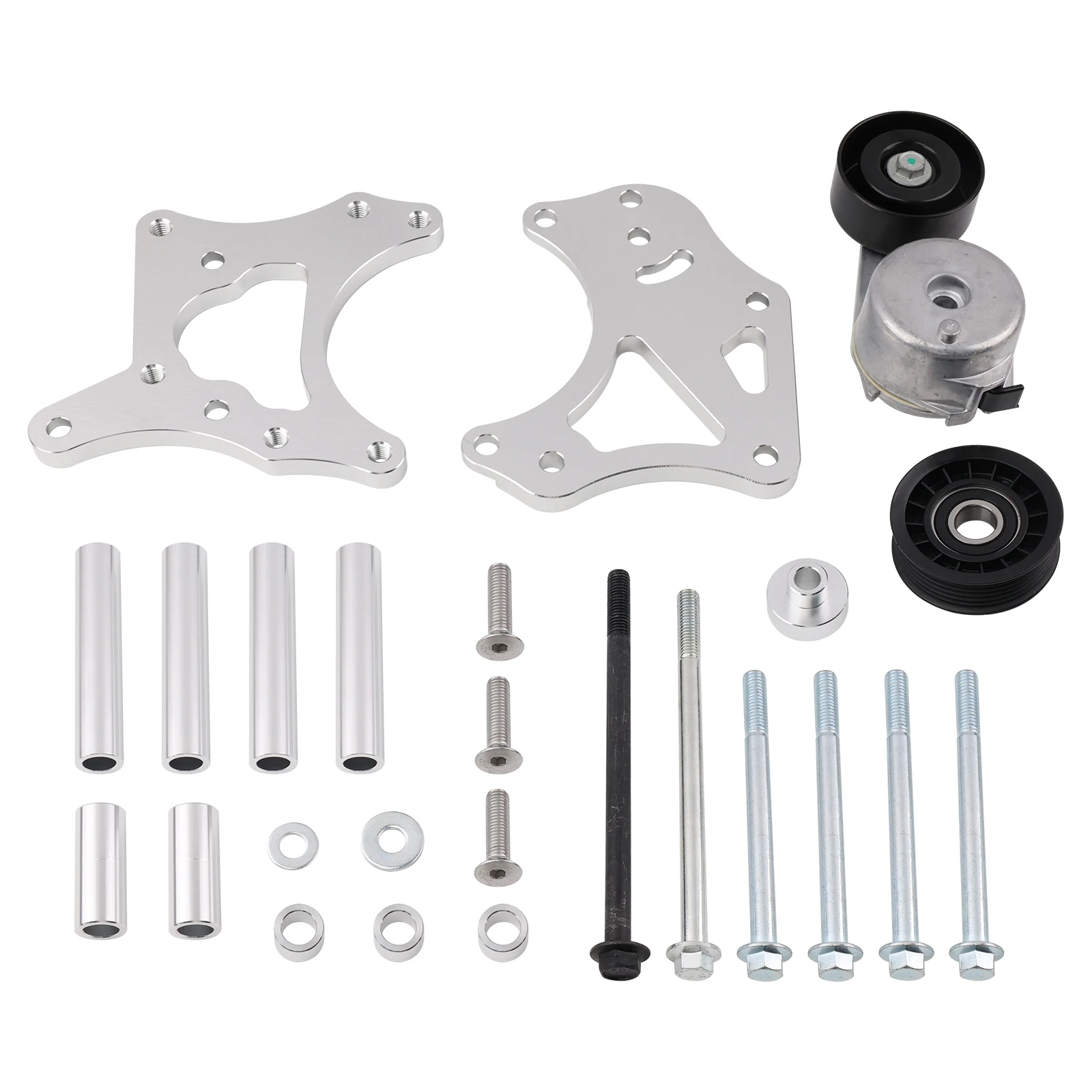 LS Swapped S10 truck Alternator Bracket Billet For S10 LS Swap LS1 LS3 LSX LQ4 LQ9 SUV TRUCK Blazer 96-04 4.8L 5.3L 6.0L 551780
