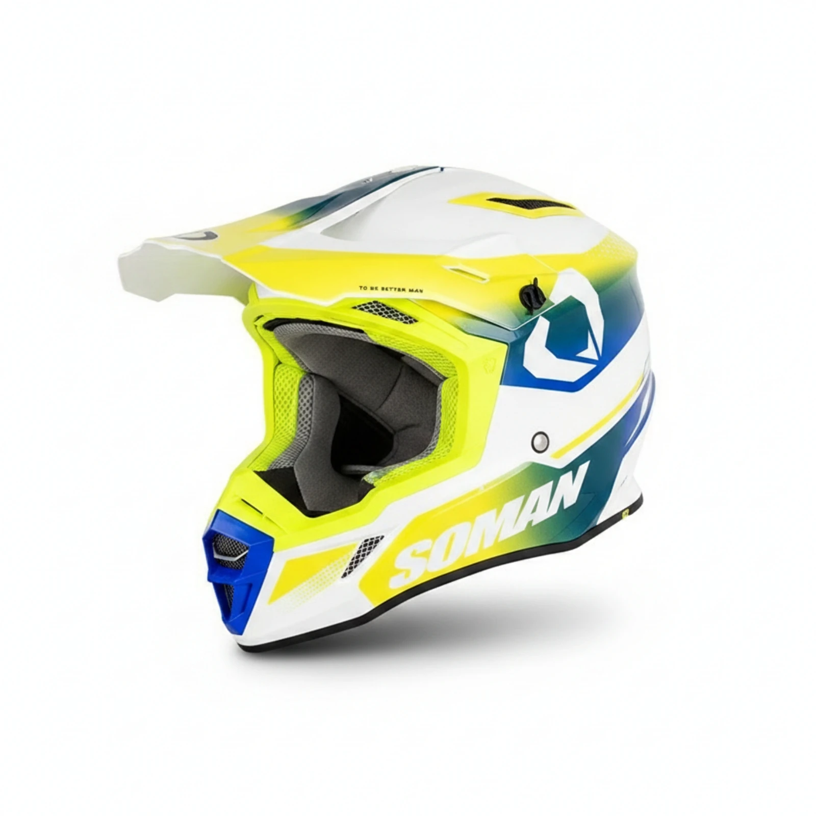 Off-Highway Helmet DOT Certified Dirt Bike Helmet Vented Ventilated for Motorcyclists, Motocross