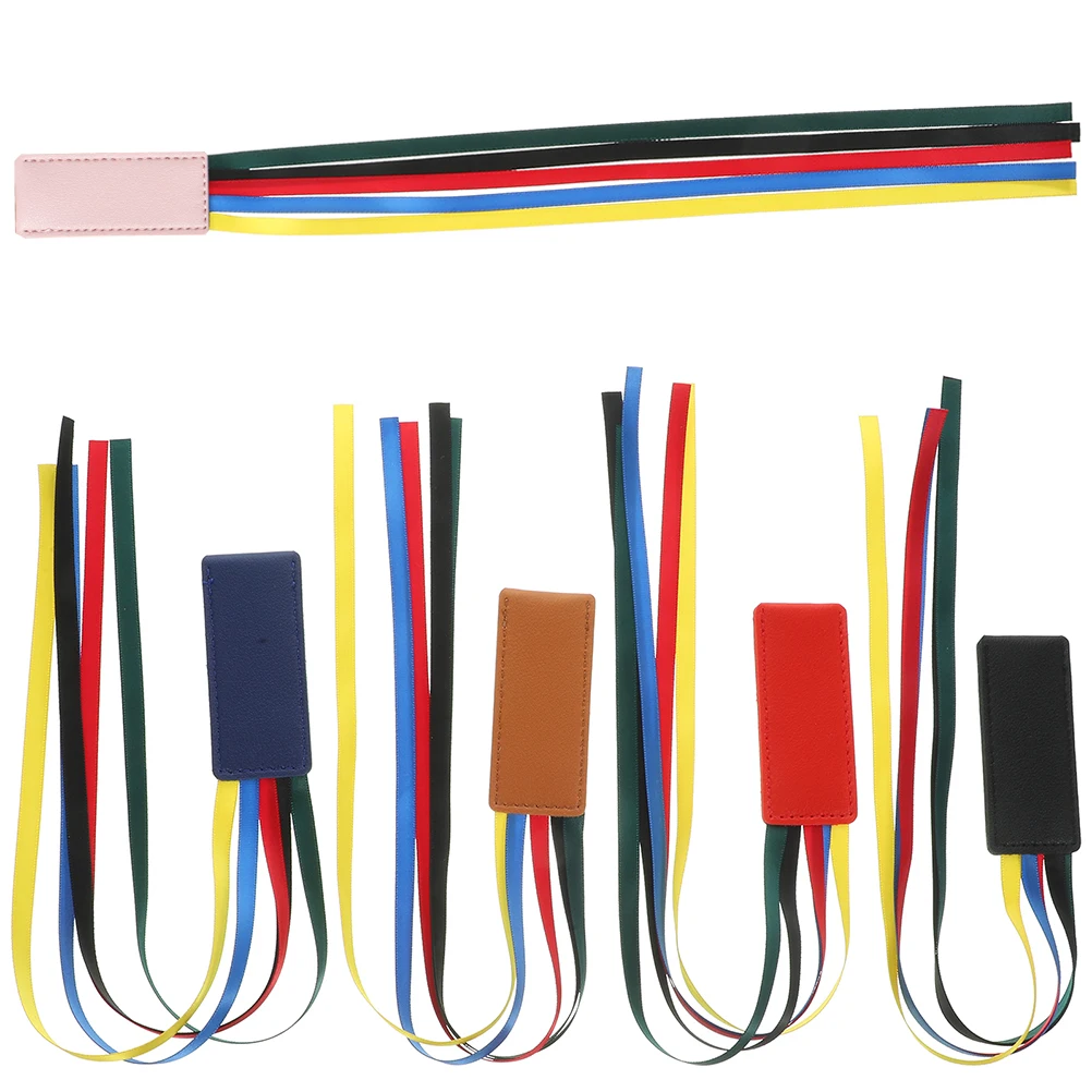 

5Pcs Ribbon Bookmarks Reusable Reading Book Marks Page Markers for School Students Ribbon Bookmark