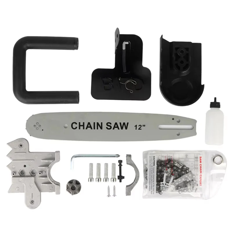 M10/M14 Electric Chainsaw Bracket Fits 100 125 150 Electric Angle Grinder  Woodworking Power Tool Set Adjustable Universal