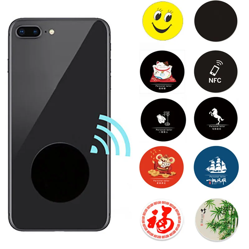 

10pcs 13.56MHz RFID Gen2 CUID Changeable Tags Card Android App MCT Modify UID Rewritable NFC 1k S50 Stickers Block 0 Writable