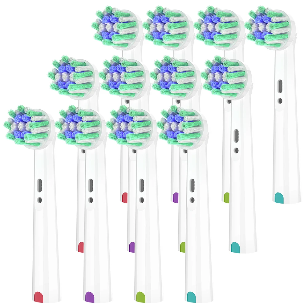 Cross Action Toothbrush Heads Compatible with Oral B Electric Toothbrush, Replacement Brush Head for OralB 1000 100 1500 500 300