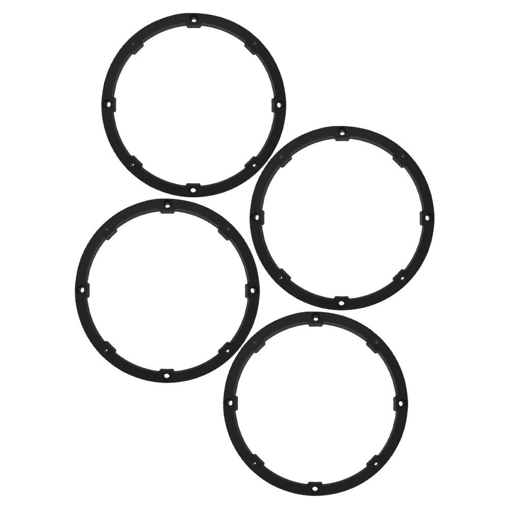 

4Pcs 65inch Universal Car Speaker Spacer Rings Solid PVC Material for Enhanced Sound Quality Easy Install Car Speakers Bracket