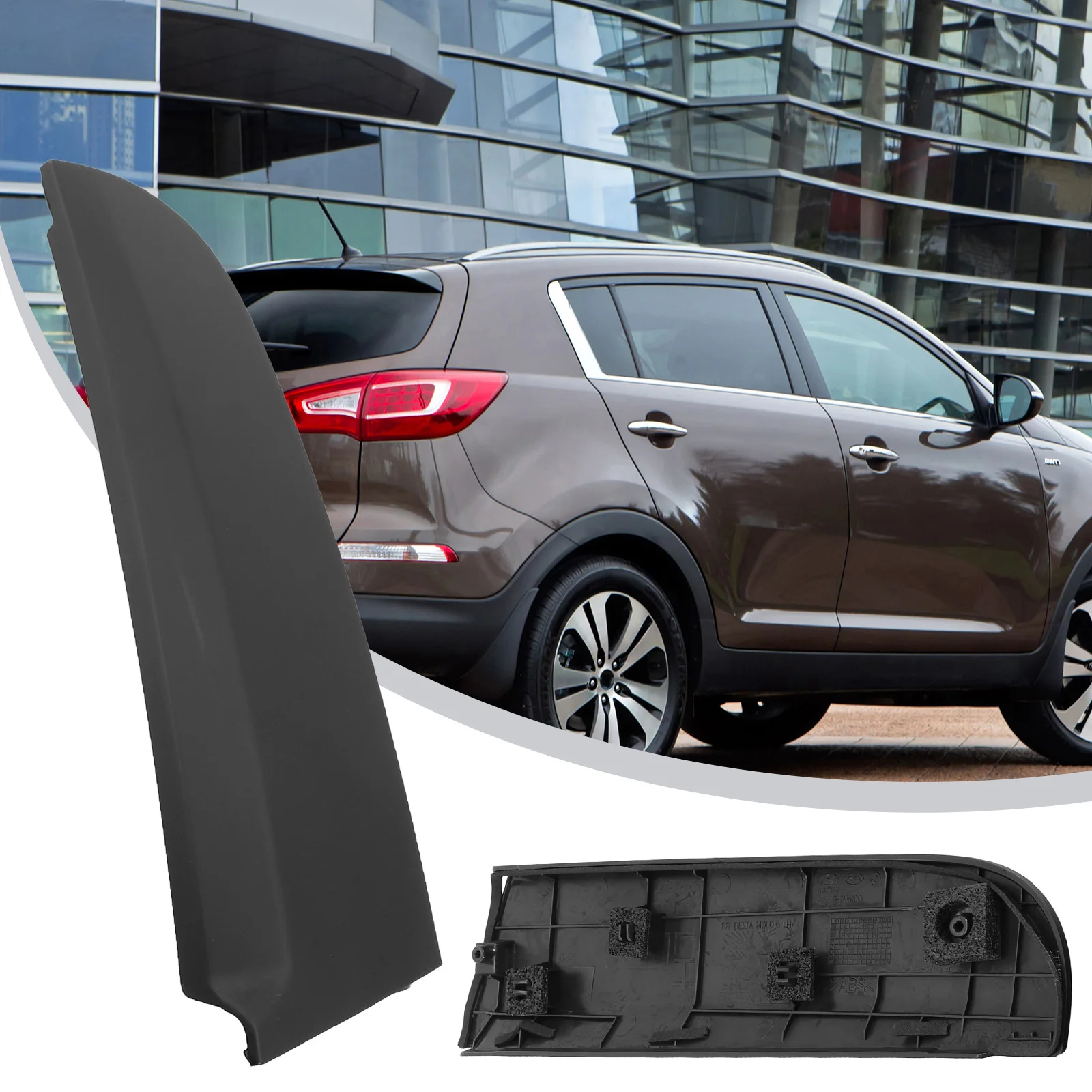 

Rear Door Molding 832703W000 83270-3W000 For Kia For Sportage 2011-2016 Left Rear Door Molding C Pillar Garnish Exterior Parts