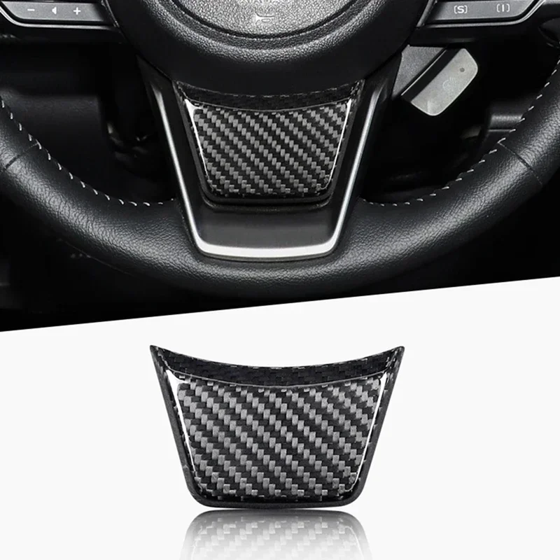 

Для SUBARU настоящая сухая твердая углеродное волокно, нижняя наклейка на руль, внутренняя крышка Impreza Crosstrek 2024, модификация