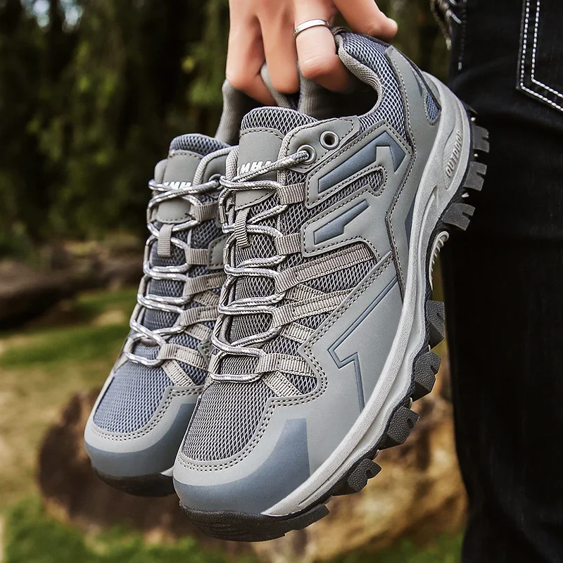 

Women Outdoor Low-top Lace-up Anti-slip Breathable Men Shoes Anti-slip Wear-resistant Casual Sports Shoes Women