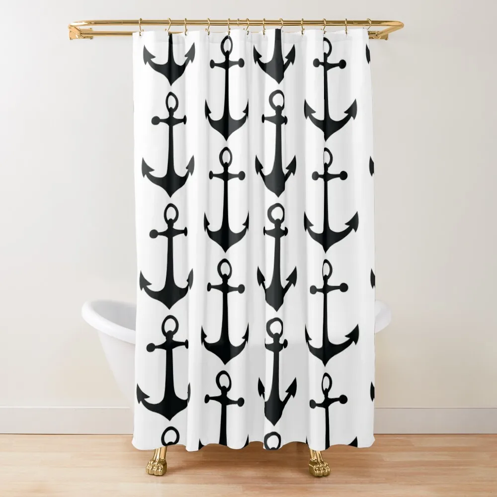 

anchor Shower Curtain Bathroom Decor Waterproof Shower And Anti-Mold Curtain