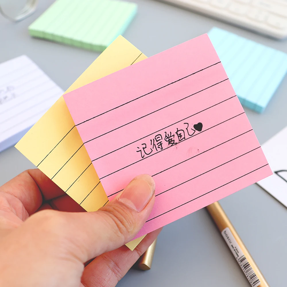 70Sheets Paper Memo Pad Bookmark  Marker Memo Sticker Thickened Sticky Note Book Message Note School Office Stationery
