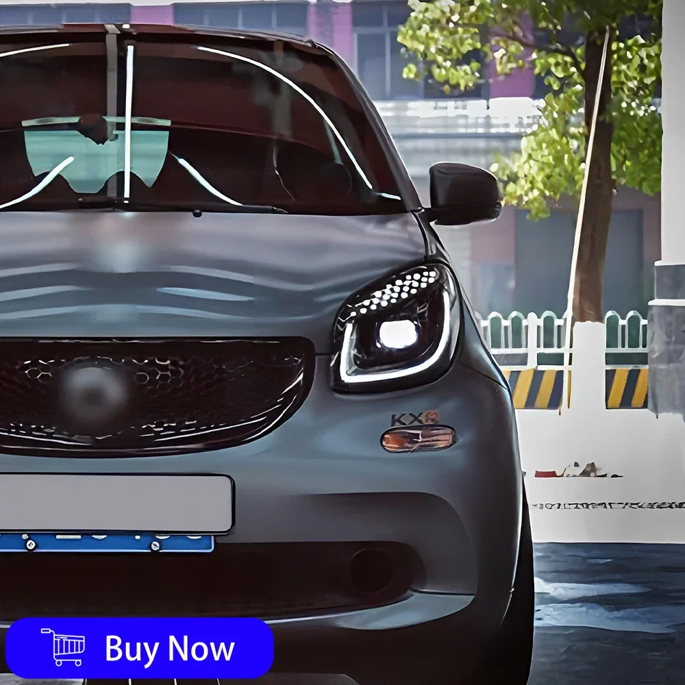 

Для Benz Smart W451 W453 W452 2015-2019 год обновления высокой конфигурации светодиодные автомобильные фары в сборе с двойным объективом проектора аксессуары