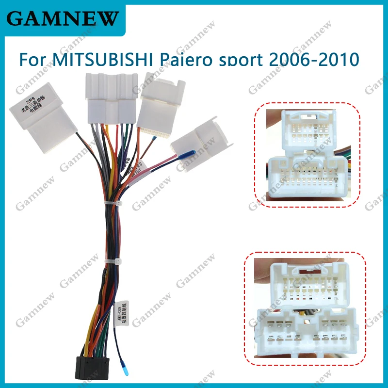 

Car 16pin Wire Harness Plug Cable Female Connector For MITSUBISHI Pajero Montero Sport 2006-2010