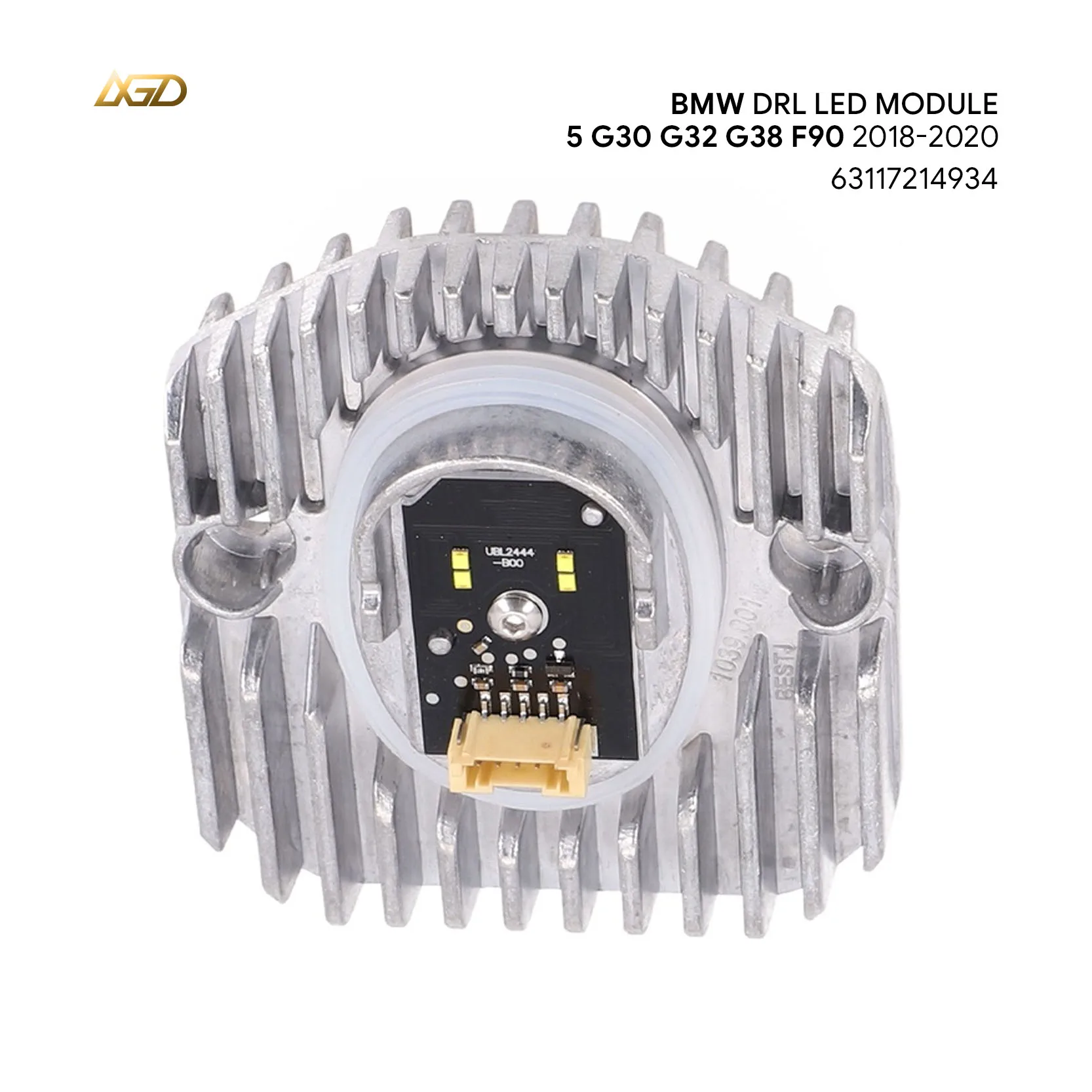 

2 шт. желтый светодиодный модуль DRL с радиатором для BMW 2018-2020 5' G31 G30 G38 F90 с кольцом «ангельский глаз» подходит для неадаптивных фар