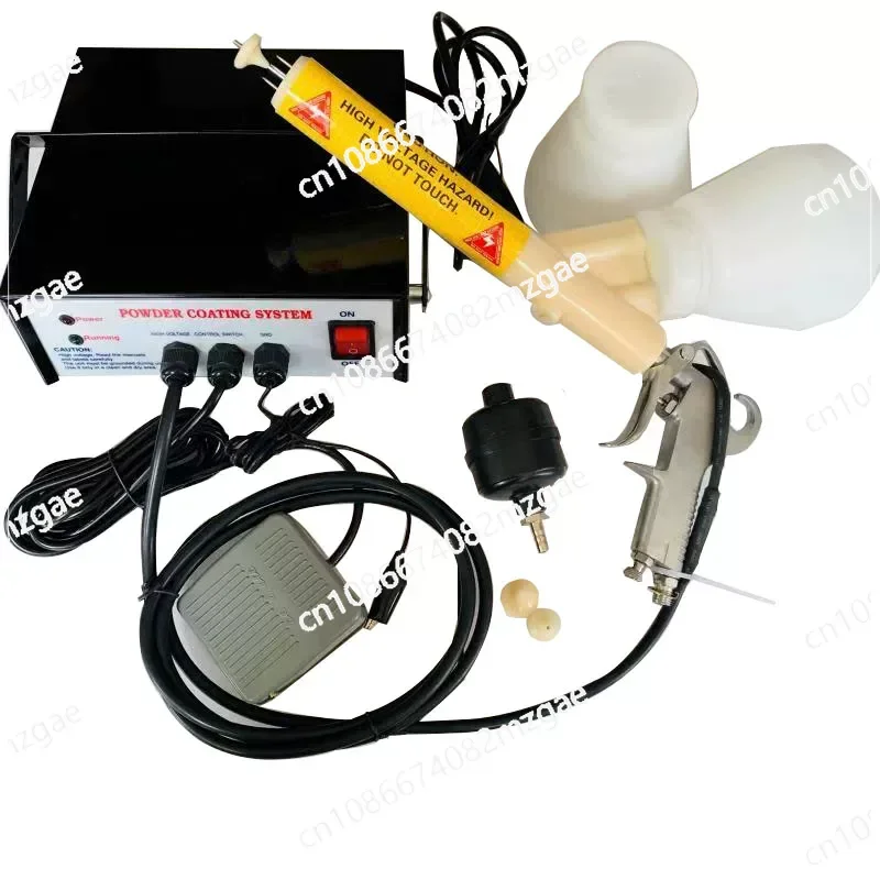 PC03-5 Portable Powder Coating System with 5 Adjustable Levels, Electric Powder Spray Kit for DIY Home Automotive Industrial Use