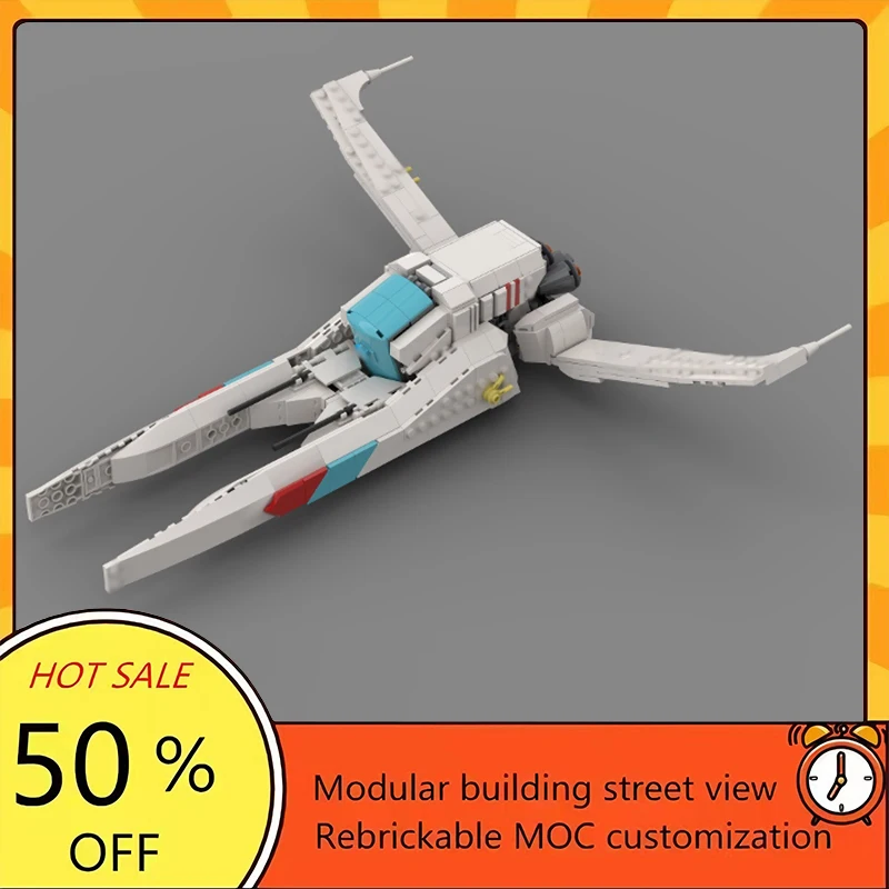 

Набор для сборки космического корабля из 674 деталей: популярная модель из фильма «Звездные войны», модульный конструктор, технологичный подарок, праздничный набор для детей