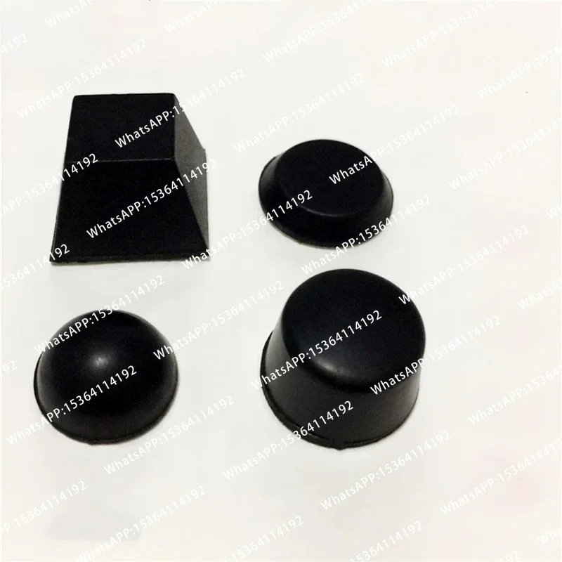 100pcs Hemisphere Trapezoidal Column 3M Speaker Amplifier Shock Absorber Feet Pad Vibration Rubber Anti-shock Self-adhesive