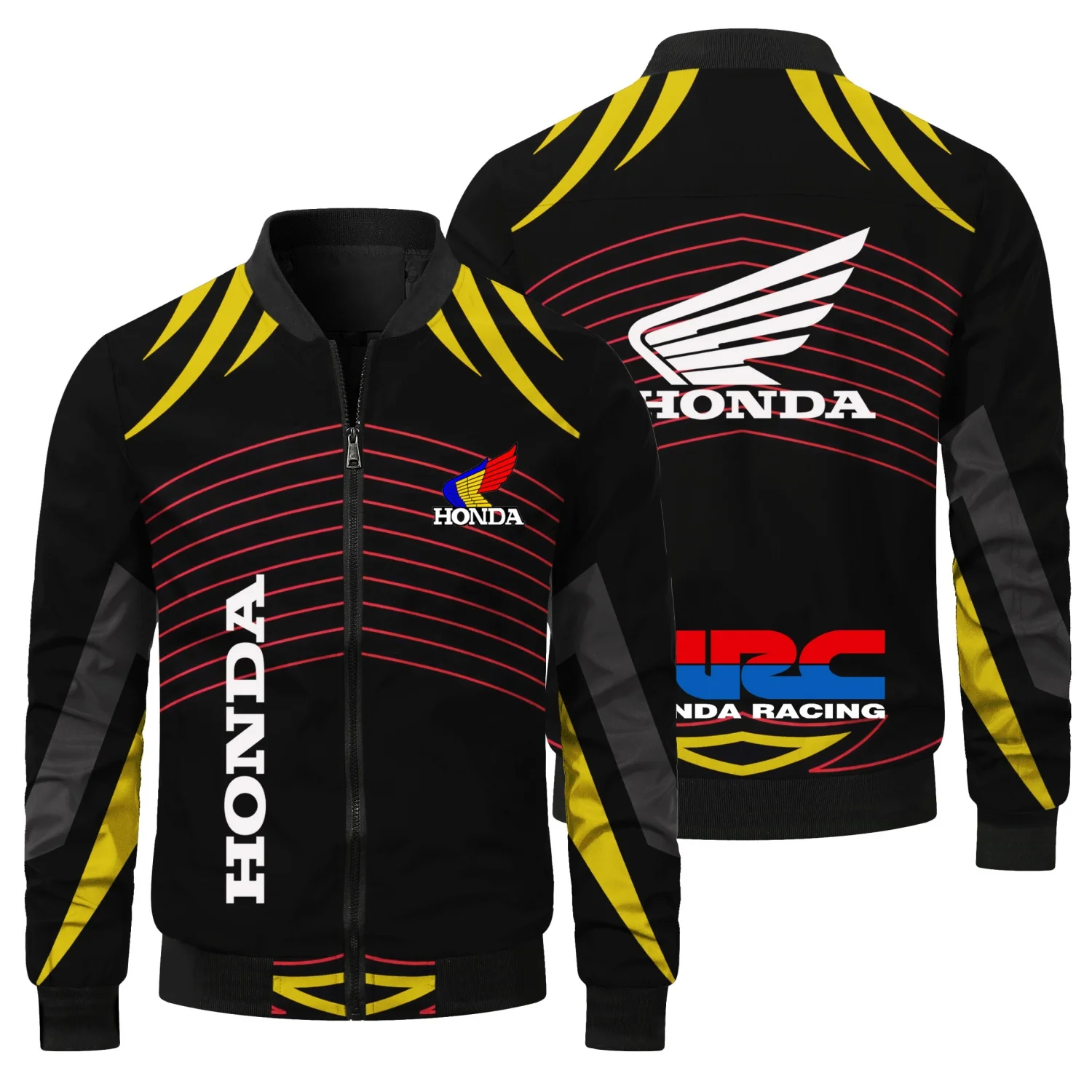 

New Honda Logo Motorcycle Racing Team Men's Jacket Sporty and Fashionable Men's Jacket Spring and Autumn Men's Clothing Coat