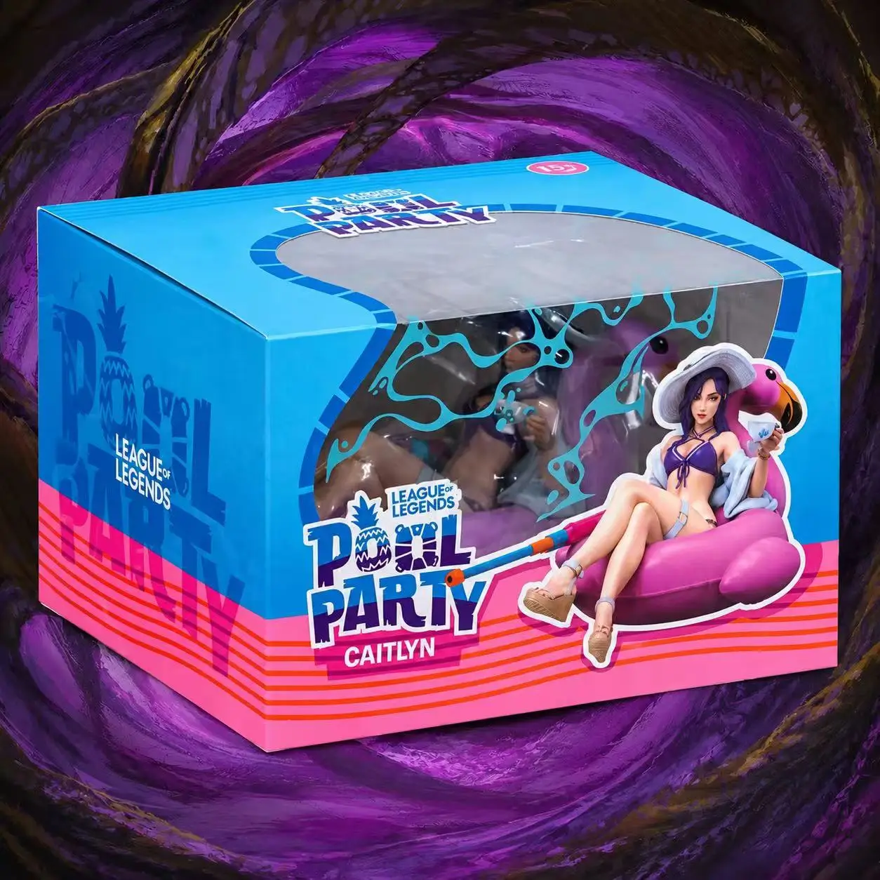 Pool Party Caitlyn 1/8 Scale Statue Figure Genuine Original Packaging Brand New（We Don't Have In-Game Icons To Give Away）
