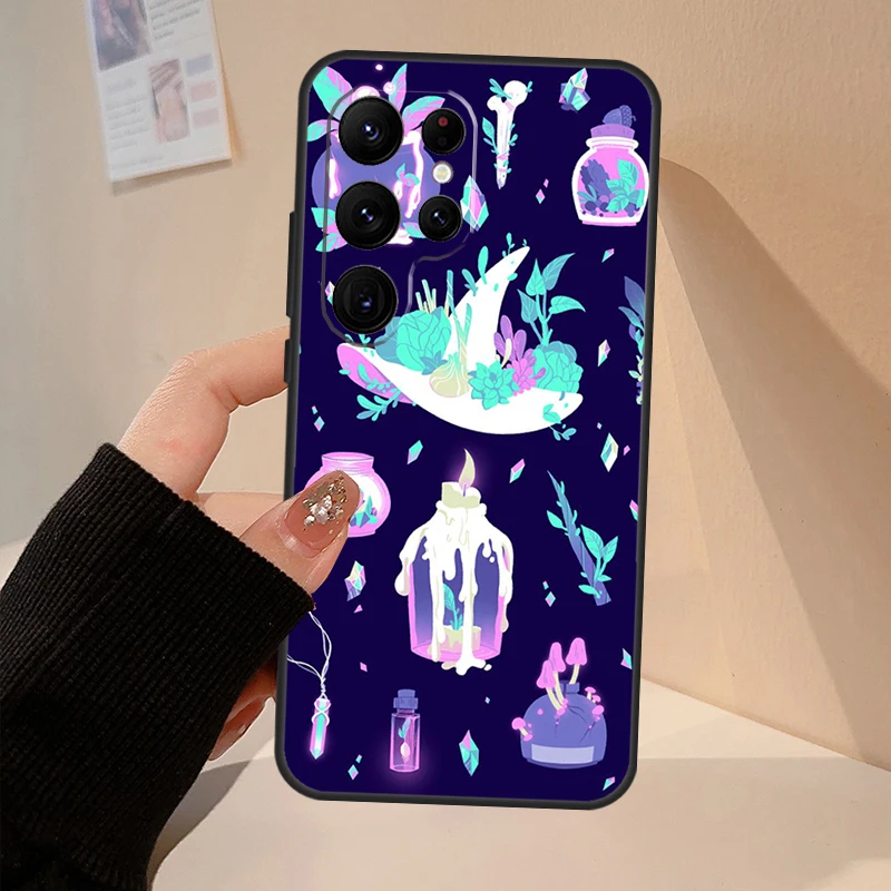 Witch Magic Case For Samsung Galaxy S22 Ultra S20 FE S21 FE S9 S10 Note 10 Plus Note 20 S23 Ultra Cover