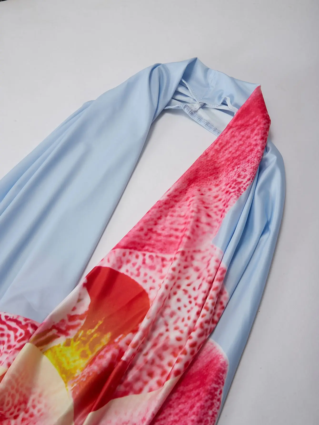 Sexy Minikleid mit tiefem V-Ausschnitt, offenem Rücken, rosa-rotem Farbverlauf und Neckholder-Ausschnitt, ärmelloses A-Linien-Cocktailkleid für Damen, Dropshipping – Detail 12