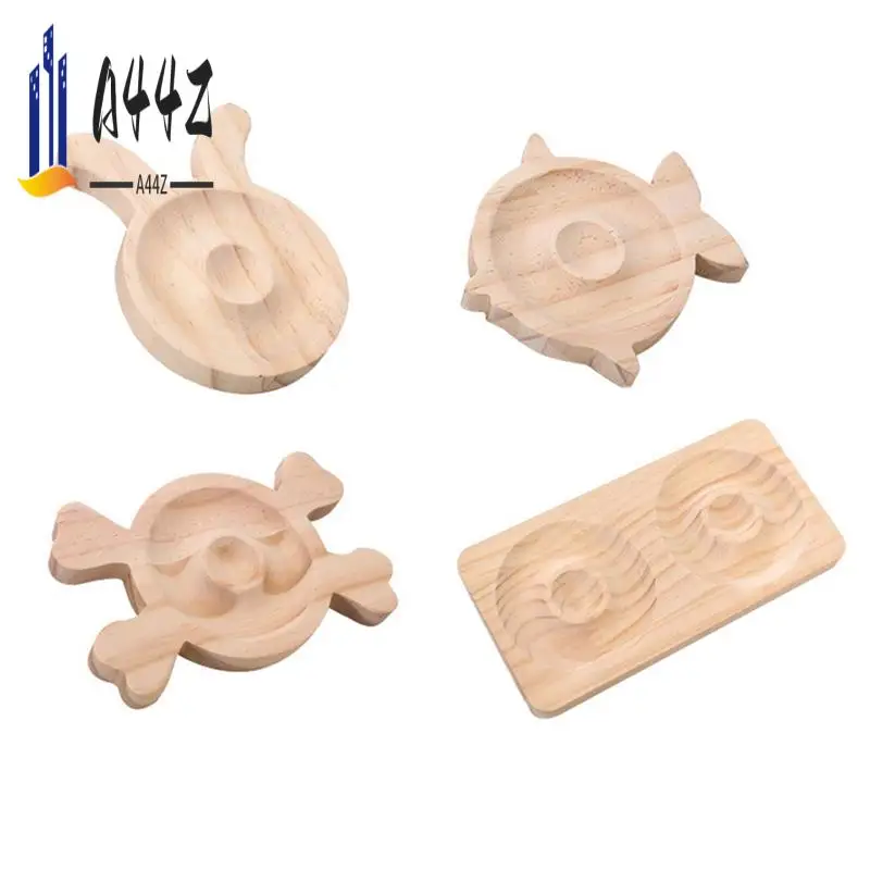 

A44Z-4-Piece Wooden Bead Display Tray For Bracelets And Accessories Showcase