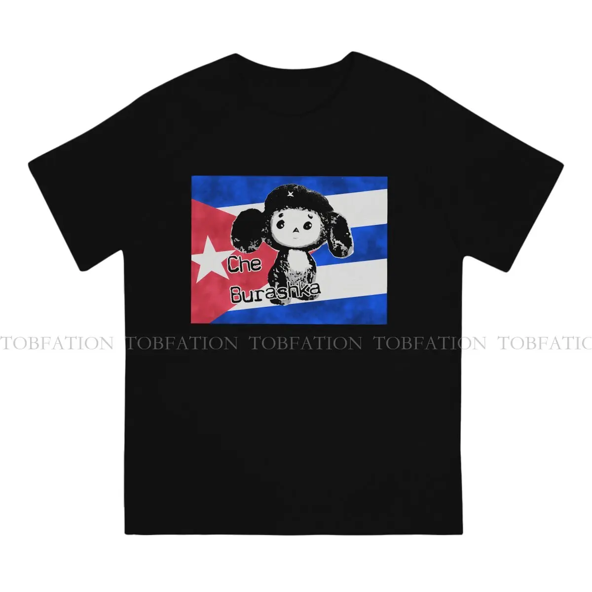 Cheburashka Che Burashka T Shirt Classic Graphic Tshirt Oversized O-Neck  Men Clothing