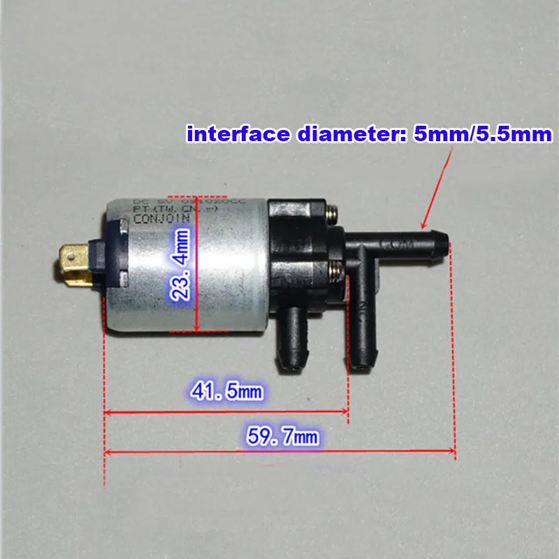 CONJOIN CJWV23 DC 5 В 6 В 2-позиционный 3-ходовой маленький мини-электромагнитный клапан N/C N/O Micro Water Air Flow Pump Valve
