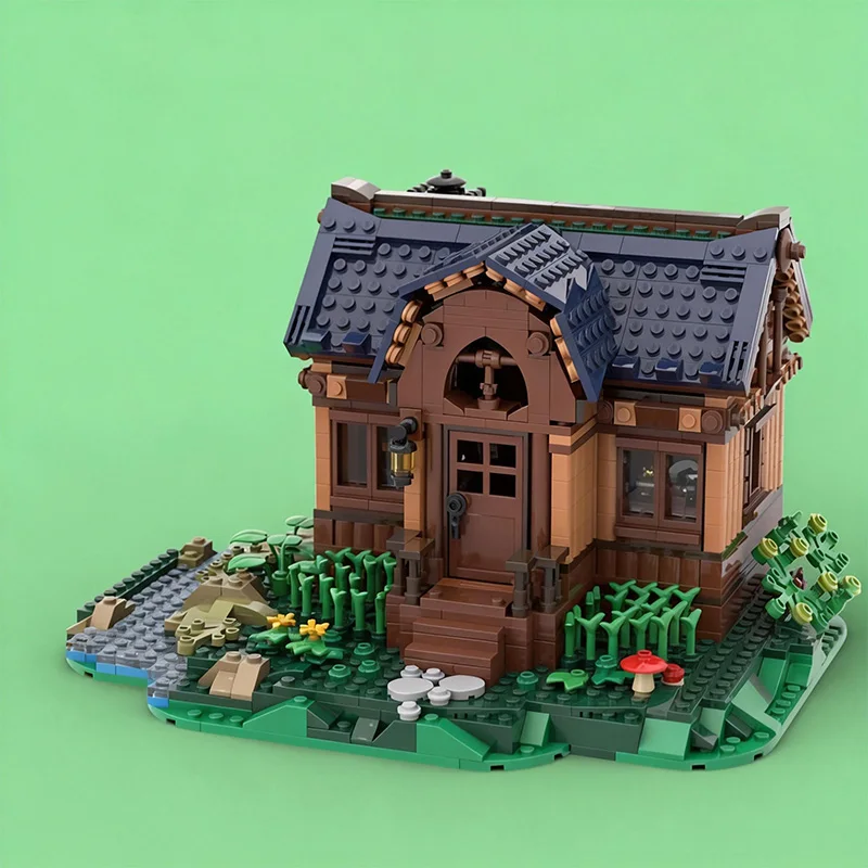 1564 PCS Construction Creek Hut - 21318 Boomhut Alternatieve bouw MOC Aanpassen Modulair bouwen DIY Jongensspeelgoed Kerstcadeau