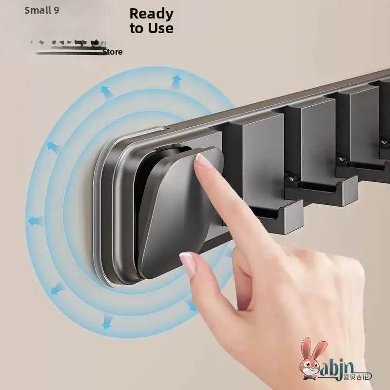 Invisible Door Hook for Hanging Clothes Strong Suction No Drilling Required Entrance Area Coat Hook Powerful Weight Capacity