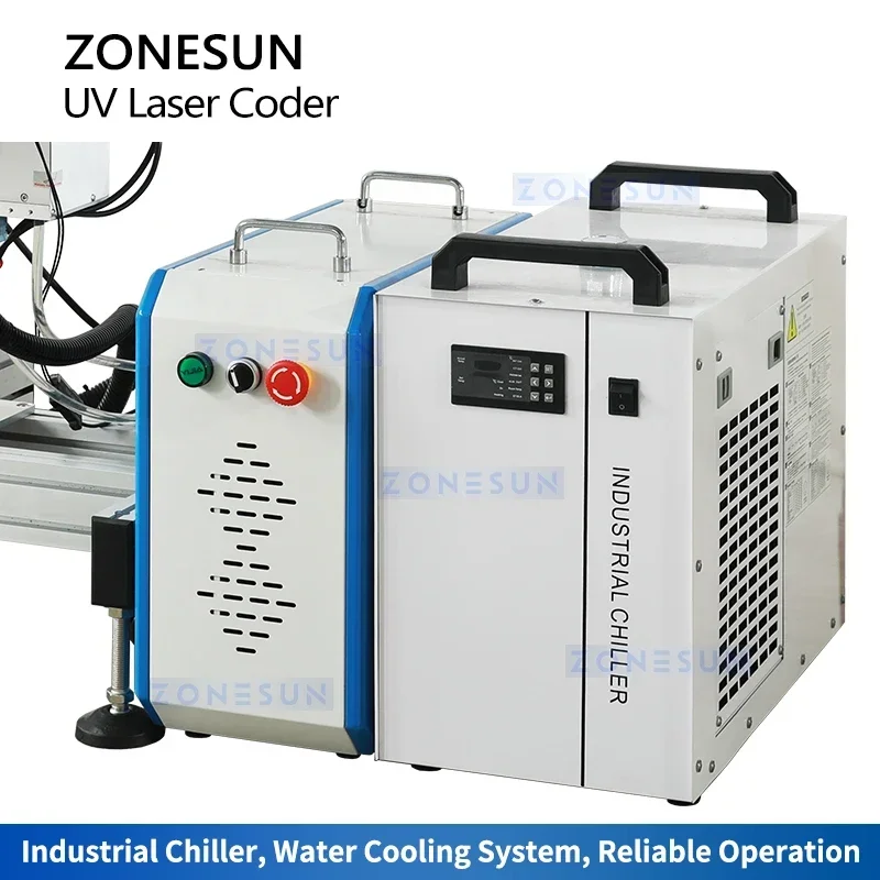 Zonesun Ablaufdatum Druckmaschine UV Laser Coder Laser Datum Code Drucker Laser Markierung Maschine ZS-UVC1