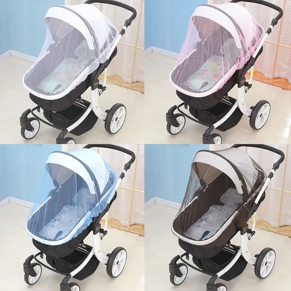 

Safe Baby Stroller Pushchair Mosquito Insect Shield Net Infants Protection Mesh Full Cover Netting Mosquito Net Diameter 150cm