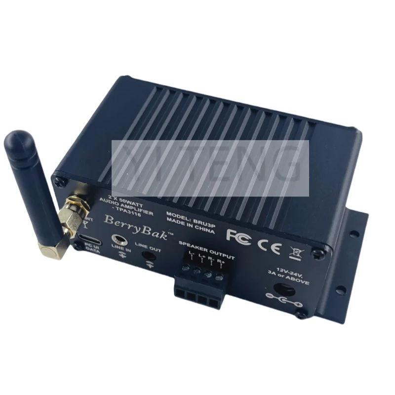 Computer UI Tuning BT 5.0 Digital amplifier TPA3116 2.0 Stereo Power Amplifier 2X50W BRU3P