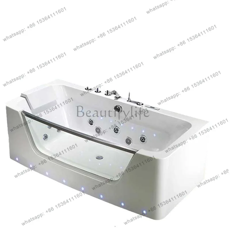 Multifunctional large and small apartment acrylic home massage surf bath bath bath hotel minimalist light