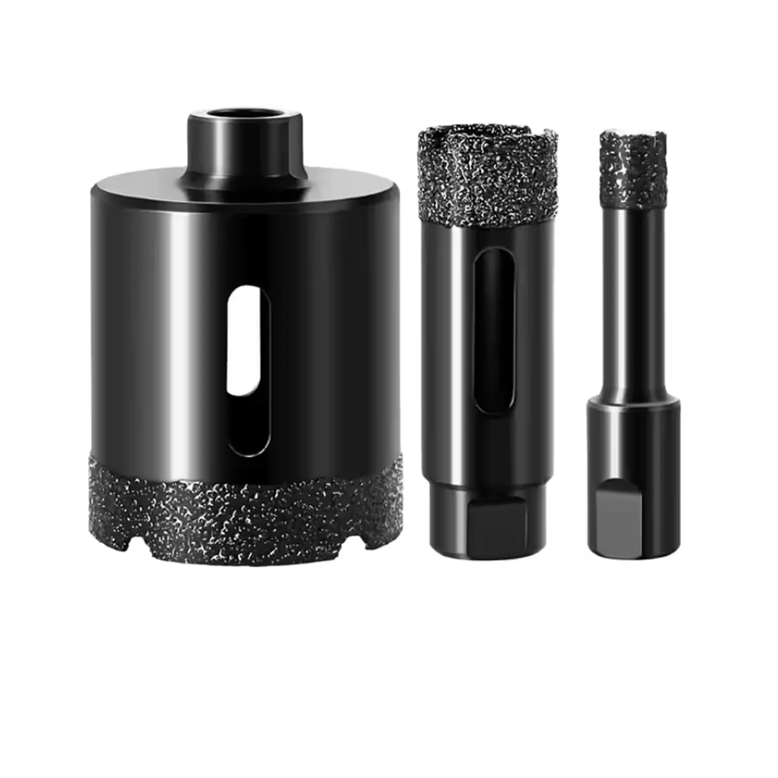 1Pc 8-80mm M10 Thread Diamond Brazed Core Dry Drill Bit For Porcelain Tiles Marble Glass Granite Hole Saw Cutter Cutting