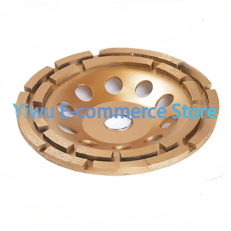 

230MM Concrete Diamond Double Row Grinding Wheel Marble Granite Angle Grinder Tool 9 Inch Sanding Disc Aperture 20MM/22.23MM